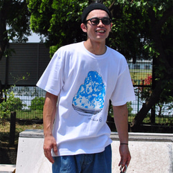 かき氷メンズＴシャツ BlueHawaii S M L XL 2XL 3XL ☆父の日Gift☆ 1枚目の画像