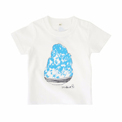 かき氷 ベビー80 90Ｔシャツ BlueHawaii 1枚目の画像