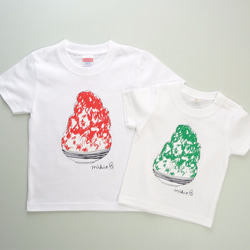 かき氷 ベビー80 90Ｔシャツ Melon 3枚目の画像