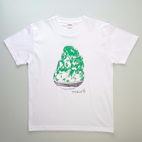 かき氷メンズTシャツ Ichigo S M L XL 2XL 3XL ☆父の日Gift☆ T