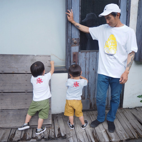 かき氷メンズTシャツ Ichigo S M L XL 2XL 3XL ☆父の日Gift☆ T