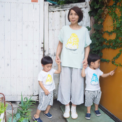 かき氷 ゆるふわレディースＴシャツ Lemon 4枚目の画像