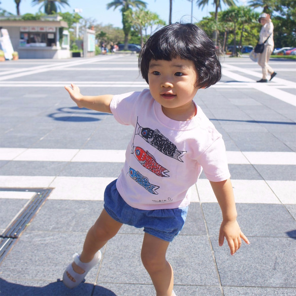 人気色☆こいのぼりベビー 90 Ｔシャツ Natural ☆こどもの日 ♫初節句のお祝いに♫ 端午の節句☆ 9枚目の画像