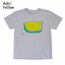 すいか メンズTシャツ Ash S M L XL 2XL 3XL 5枚目の画像