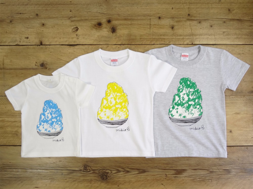 かき氷 ベビー＆キッズ お揃いコーデ3枚セット☆彡  ☆お得なセット割引☆