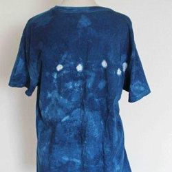 絞り藍染Tシャツ/1　(Mens-L) 2枚目の画像