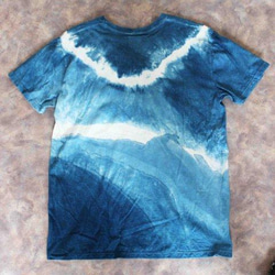 絞り藍染Tシャツ/3　(Mens-M) 4枚目の画像