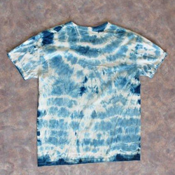 絞り藍染Tシャツ/4　(Mens-S) 4枚目の画像