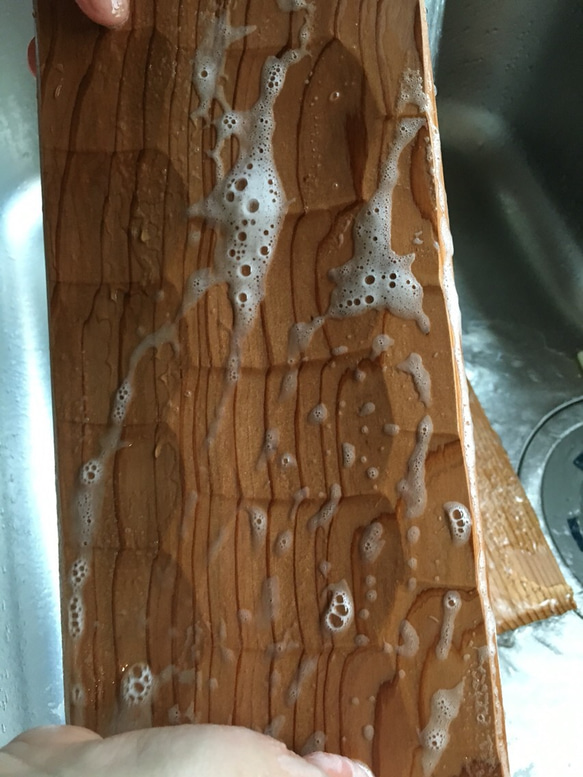 スギのハツリ板 マルチプレート 4枚目の画像