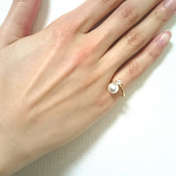 pearl ring 3枚目の画像