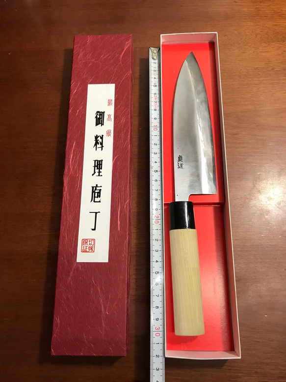 【USED】手打ち　手打　包丁　正政　出刃　出刃包丁　15cm Deba・出刃包丁