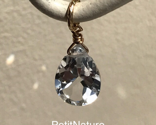 ホワイトトパーズのペンダントトップ ネックレス・ペンダント