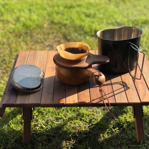 折りたたみ式ソロテーブル Prototype ウォールナット材 キャンプ