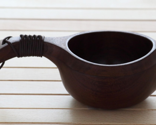 木のマグカップ ククサ KUKSA 20 ウォールナット材 キャンプ