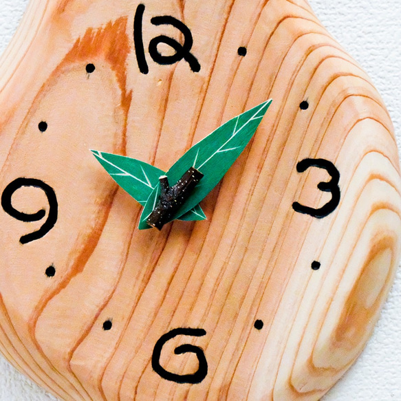 鳥の掛時計（大） 2枚目の画像