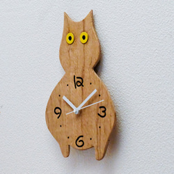 猫の掛時計 3枚目の画像