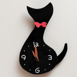 猫の掛け時計　 1枚目の画像