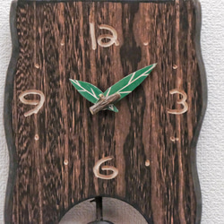 ★木の振り子掛け時計★ 2枚目の画像