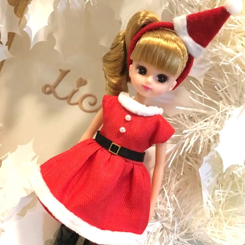 クリスマス リカちゃん サンタワンピ&サンタ帽子カチューシャ その他