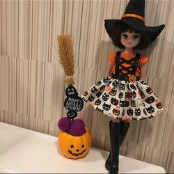 リカちゃん ハロウィン ワンピ 1枚目の画像