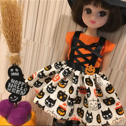 リカちゃん ハロウィン ワンピ 2枚目の画像