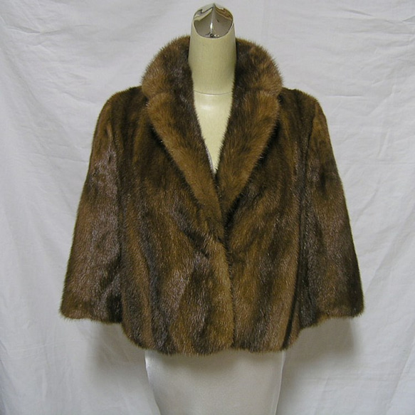 new antique fur ¶ 最高級デミバフミンクケープポンチョ◇限定品 
