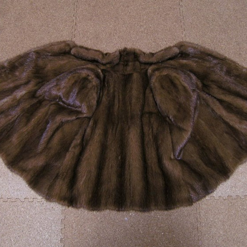 new antique fur ¶ 最高級デミバフミンクケープポンチョ◇限定品 