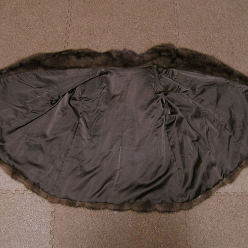 new antique fur ¶ 最高級デミバフミンクケープポンチョ◇限定品 