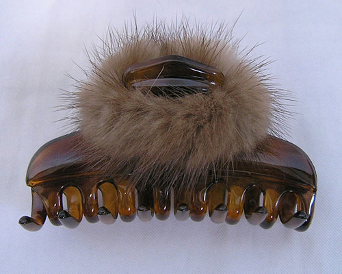 acca バンスクリップ new antique fur ¶ acca風スカングロウミンクバンスクリップ