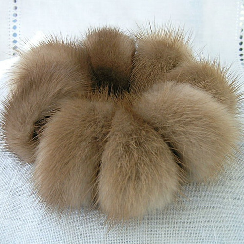 new antique fur ¶ ポンデリング風パステルミンクファーシュシュ