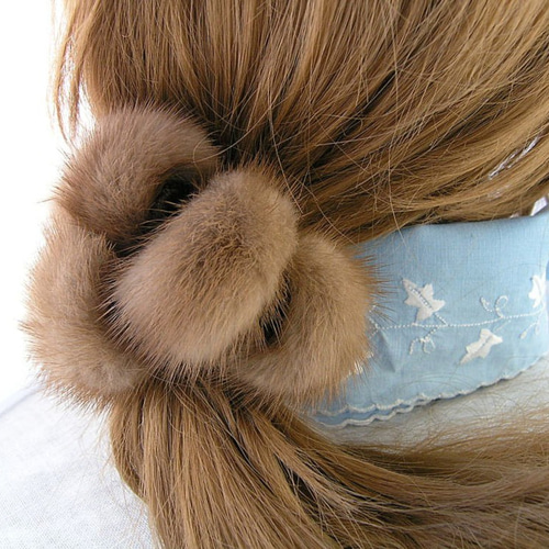 new antique fur ¶ ポンデリング風パステルミンクファーシュシュ