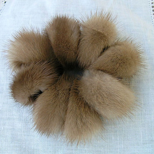new antique fur ¶ ポンデリング風パステルミンクファーシュシュ