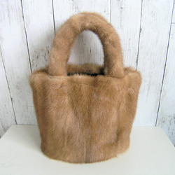 new antique fur ¶ ☆受注生産☆サファイアミンクリボン付きグラニー