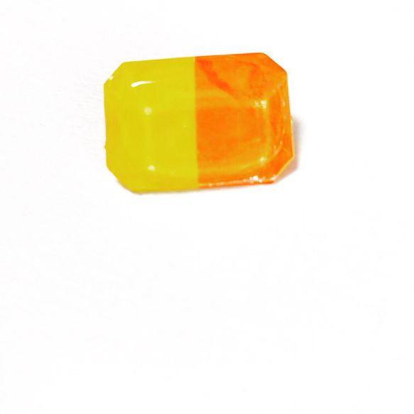 キャンディーブローチ（黄色とオレンジ） 1枚目の画像