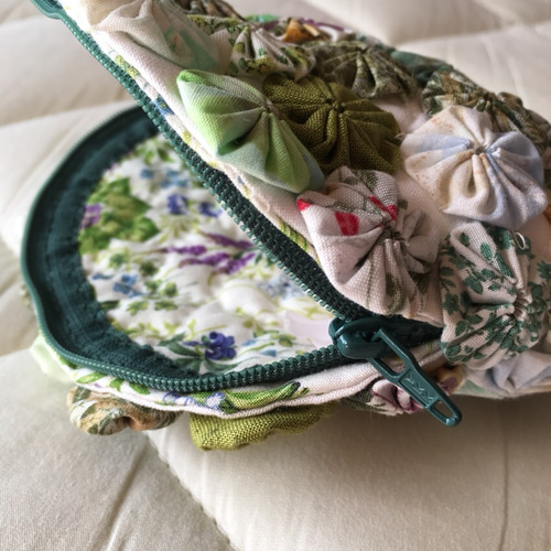 ヨーヨーキルトのポーチ ポーチ sakura 通販｜Creema(クリーマ) 4678052 