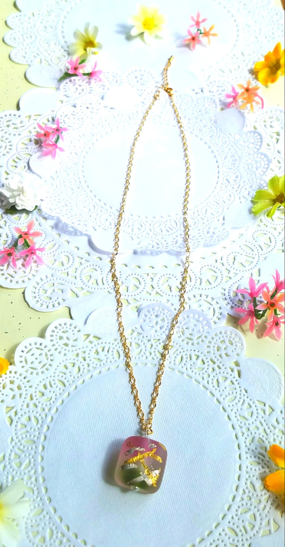 ❀✿春色Necklace「木の芽時」❀✿ 5枚目の画像