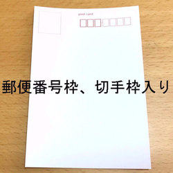 【送料無料】【Creema限定特典付き】ポストカード『春夏秋冬』４枚セット　※特典:オリジナルキャラクターミニ原画 5枚目の画像