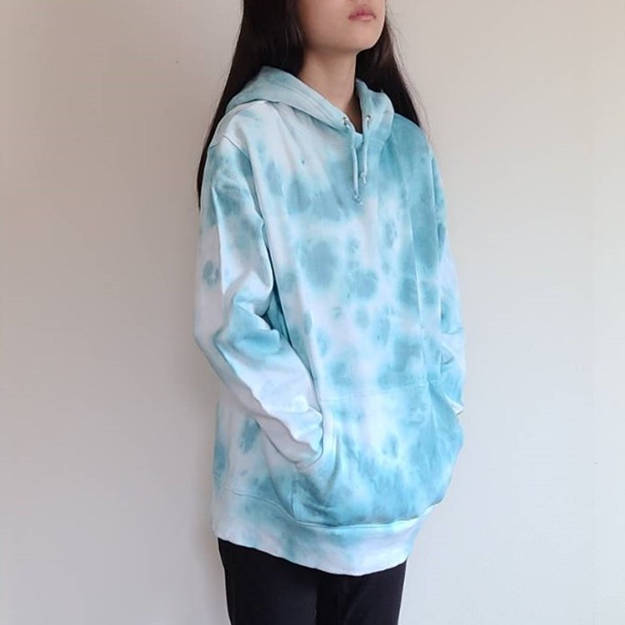 タイダイ染め　 スウェット プルオーバー パーカー