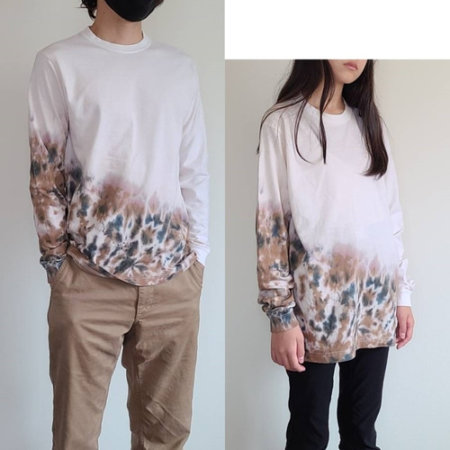 タイダイ染め 長袖Tシャツ M～Lサイズ Tシャツ soror 通販