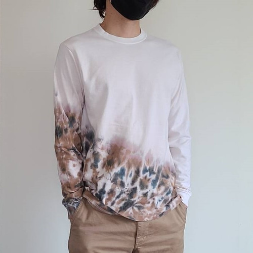 タイダイ染め 長袖Tシャツ M～Lサイズ Tシャツ soror 通販
