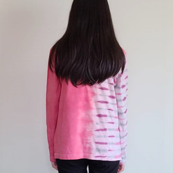 タイダイ染め　長袖Tシャツ　Ｓ～Ｍサイズ 5枚目の画像