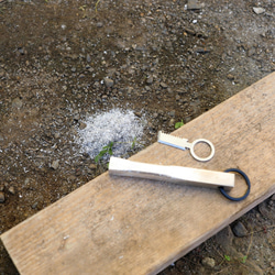 【現代版火打ち石】マグネシウムキーホルダー Magnesium FIRE starter 防災用品にも◎ 6枚目の画像