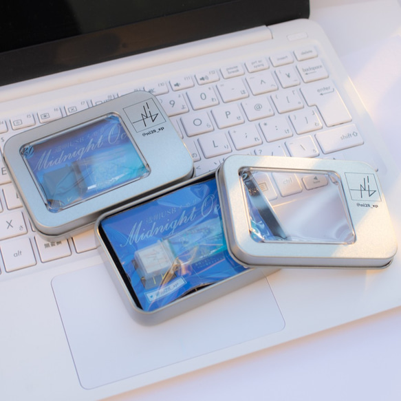 蓄光透明USBメモリVol.2【Midnight Ocean】(64,128GB) 5枚目の画像