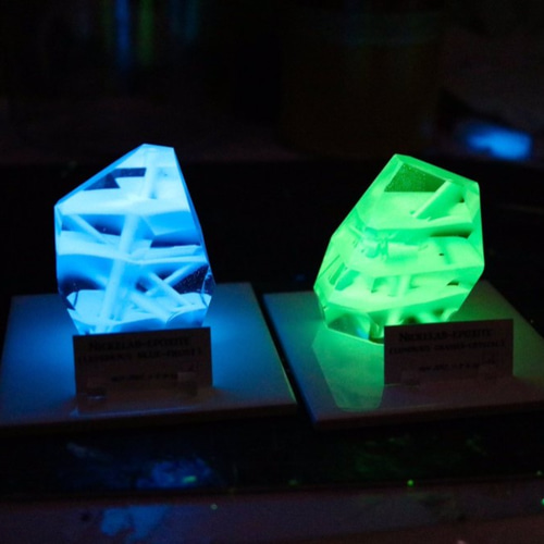 ★最終価格★蓄光ルナウェア月のグラス グリーン ・ブルー蓄光グラス セット ☆最終価格☆蓄光ルナウェア月のグラス グリーン ・ブルー蓄光グラス