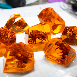 人工琥珀【蝉の抜け殻Ver】Artificial amber 7枚目の画像