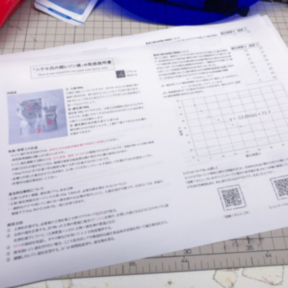 【ハンドメイド資材】ニケル氏のレジン液1.2kgセット（アルミパウチ入り） 7枚目の画像