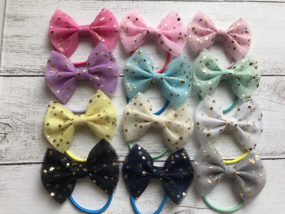 【送料込500円♡】ふわふわチュール マーメイドリボン ヘアゴム マーメイドリボン 【送料込500円♡】ふわふわチュール ヘアゴム