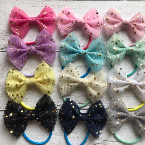 キラキラふわふわチュールリボンヘアゴム 雑貨・その他 ❁❀Liko  