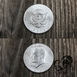 シルバーコインリング Half Dollar -Eagle- 1964 ラウンドタイプ 6枚目の画像