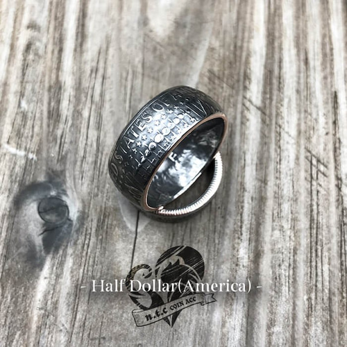 コインリング Half Dollar(イーグル) ラウンド (受注制作) 指輪